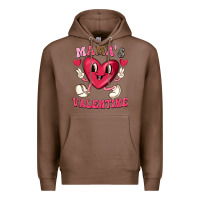 Chestnut mamas valentine with cute heart Premium Hoodie - texasbilliewilder