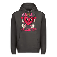 Smoke mamas valentine with cute heart Premium Hoodie - texasbilliewilder