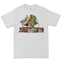 Dove Grey steppin into juneteenth Premium Tee - SublimationCraftShop