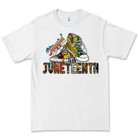 White steppin into juneteenth Premium Tee - SublimationCraftShop
