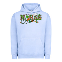 Pigment Grape Ice St. Patrick's Day Nurse Urban Hoodie - RanaPortraitStore