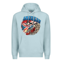 Blue Mist American babe Premium Hoodie - Zillion Design Studio