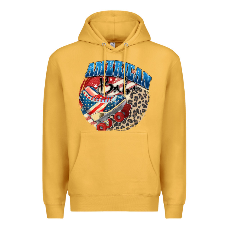 American Babe Premium Hoodie by Zillion Design Studio | Teevron
