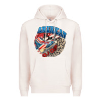 Pale Pink American babe Premium Hoodie - Zillion Design Studio