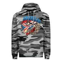 Slate Camo American babe Premium Hoodie - Zillion Design Studio