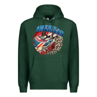 Sports Green American babe Premium Hoodie - Zillion Design Studio