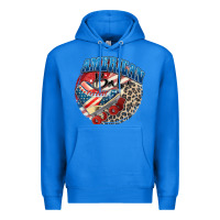 True Royal American babe Premium Hoodie - Zillion Design Studio
