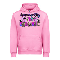 Fuchsia Pink apparently im dramatic Urban Hoodie - texasbilliewilder