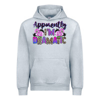 Heather Grey apparently im dramatic Urban Hoodie - texasbilliewilder