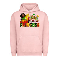 Pigment Salmon black princess Urban Hoodie - Zillion Design Studio