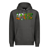 Charcoal Heather Dental Love St. Patricks Day Premium Hoodie - RanaPortraitStore