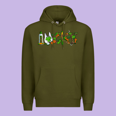 Dental Love St. Patricks Day Premium Hoodie Designed By Ranaportraitstore