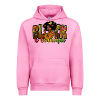 Fuchsia Pink black is beautiful Urban Hoodie - Zillion Design Studio