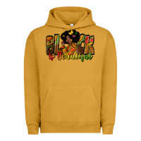 Pigment Peanut Butter black is beautiful Urban Hoodie - Zillion Design Studio