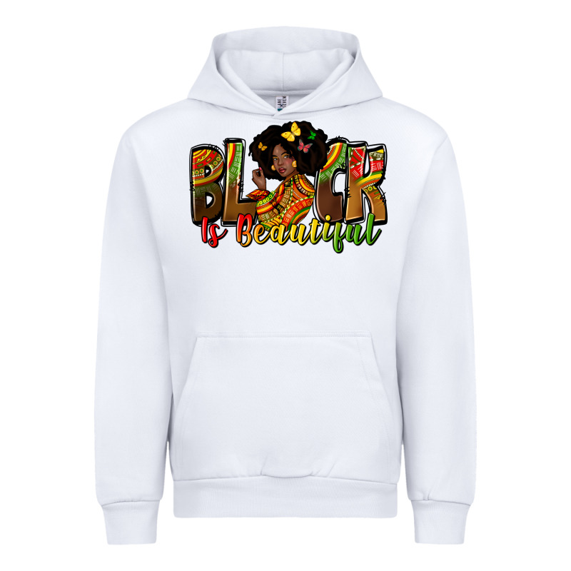 Black Is Beautiful Urban Hoodie by Zillion Design Studio | Teevron