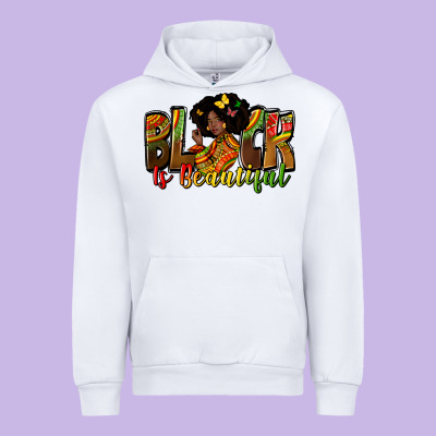 Black Is Beautiful Urban Hoodie Designed By Zillion Design Studio