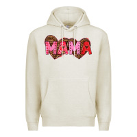 Oatmeal Heather mama valentines day Premium Hoodie - texasbilliewilder