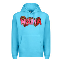 Ocean Blue mama valentines day Premium Hoodie - texasbilliewilder