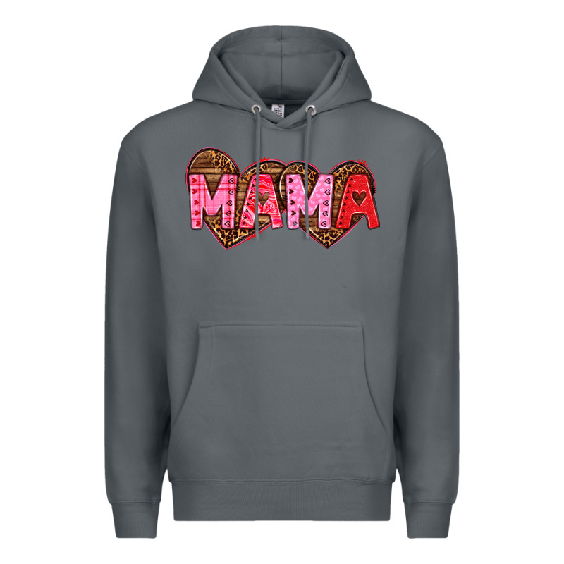 Mama Valentines Day Premium Hoodie by texasbilliewilder | Teevron