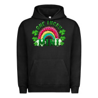 Pigment Black St. Patrick's Day One Lucky Mini Urban Hoodie - RanaPortraitStore