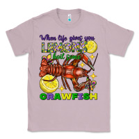 Lilac When Life Gives You Lemons Boil Some Crawfish Mardi Gras Classic Tee - FaDigitalArtStudio