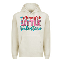 Oatmeal Heather momys little valentine Premium Hoodie - texasbilliewilder