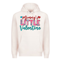 Pale Pink momys little valentine Premium Hoodie - texasbilliewilder