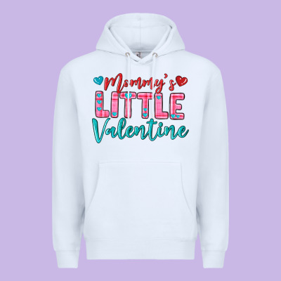 Momys Little Valentine Premium Hoodie Designed By Texasbilliewilder