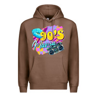 Chestnut 90's mama Premium Hoodie - Zillion Design Studio