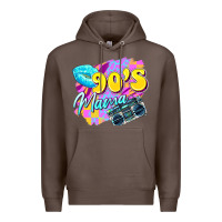 Coffee 90's mama Premium Hoodie - Zillion Design Studio