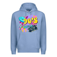 Colony Blue 90's mama Premium Hoodie - Zillion Design Studio