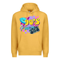 Mustard 90's mama Premium Hoodie - Zillion Design Studio