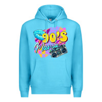 Ocean Blue 90's mama Premium Hoodie - Zillion Design Studio