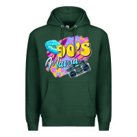 Sports Green 90's mama Premium Hoodie - Zillion Design Studio
