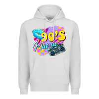 Dove Grey 90's mama Premium Hoodie - Zillion Design Studio