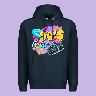 90's Mama Premium Hoodie Designed By Zillion Design Studio