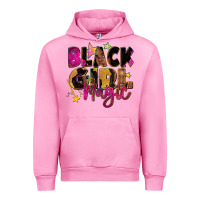 Fuchsia Pink black girl magic Urban Hoodie - Zillion Design Studio