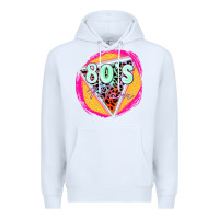 White 80's mom Premium Hoodie - Zillion Design Studio