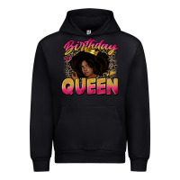 Black birthday queen Urban Hoodie - Zillion Design Studio