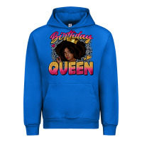 Cobalt birthday queen Urban Hoodie - Zillion Design Studio