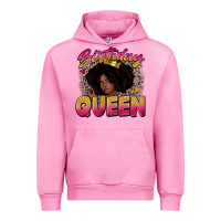 Fuchsia Pink birthday queen Urban Hoodie - Zillion Design Studio