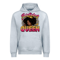 Heather Grey birthday queen Urban Hoodie - Zillion Design Studio