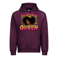 Mauve Wine birthday queen Urban Hoodie - Zillion Design Studio