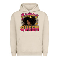 Pigment French Oak birthday queen Urban Hoodie - Zillion Design Studio