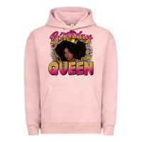 Pigment Salmon birthday queen Urban Hoodie - Zillion Design Studio