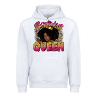 White birthday queen Urban Hoodie - Zillion Design Studio
