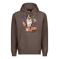 Coffee Easter Aussie Australian Shepherd Premium Hoodie - RanaPortraitStore