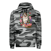 Slate Camo Easter Aussie Australian Shepherd Premium Hoodie - RanaPortraitStore