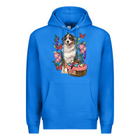 True Royal Easter Aussie Australian Shepherd Premium Hoodie - RanaPortraitStore