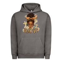 Pigment Tornado believe praying afro messy bun Urban Hoodie - texasbilliewilder